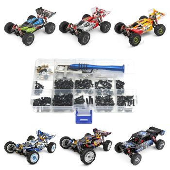 Kit de 300 piezas de tornillos M2 M2.5 M3 con casquillo cruzado, llave hexagonal y tornillos de pasador de brazo oscilan