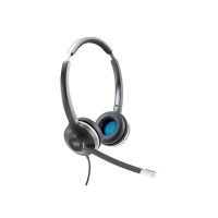 auriculares cisco 532 con cable usb para oficina con cancelacion de ruido negro
