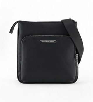 A|X Armani Exchange para hombre. XM000846AF12134UC001 Bandolera Key negro (OSFA), Casual, Poliéster