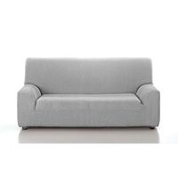 funda de sofa elastica trio 3 plazas  dos de 1 plaza gris - jara casa textil
