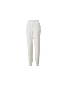 Pantalones Puma Ess+ Embroidery High Blanco Mujer