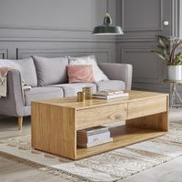 mesa de centro de mindi macizo