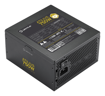 Fuente Alimentación 750W UNYKA Fuente de Alimentación ATX Atilius 3.1 Black 750W Gold 80 PLUS Gold Non-Modular Negro