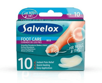 Salvelox Apositos Ampollas y Rozaduras Dedos y Talón Mix 10 uds