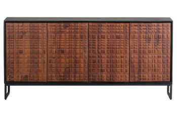 Aparador de madera y acero 170 cm