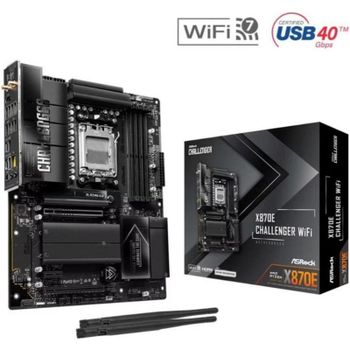 Placa Base AsRock X870E Challenger AMD X870E AM5 DDR5 ATX WiFi 6E PCIe 5.0