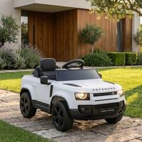 coche electrico suv para ninos land rover defender 12v blanco aiyaplay