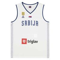 camiseta serbia baloncesto 100 aniversario blanca - peak