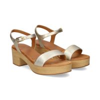 unisa sandalias con plataforma mujer - plata talla 39