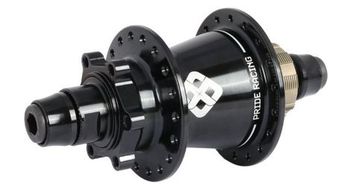 Buje trasero pride racing matrix   28 agujeros   110 x 10 mm   disco de 6 agujeros   negro
