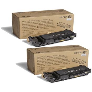 Original Multipack Xerox WorkCentre 3345 Printer Toner Cartridges (2 Pack) -106R03624