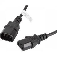 lanberg cable de extension iec 320 c13 a c14 machohembra 18m negro