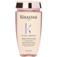 kerastase gloss absolu shampoo with glycolic acid hyaluronic acid and wild rose in oil 250ml