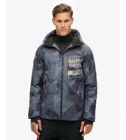 superdry para hombre ms110179a chaqueta freestyle core azul xxl casual deportivo nieve poliester reciclado sostenible