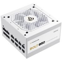 forgeon bolt psu 850w 80 gold full modular fuente de alimentacion blanca