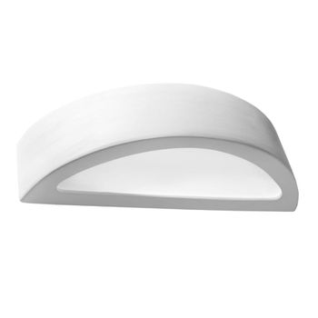 Lámpara de pared blanco cerámica alt. 10 cm