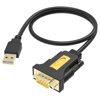 Adaptador gráfico USB a serie VISION TC-USBSER Negro