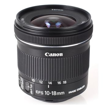 Canon Objetivo EF-S 10-18mm f/4.5-5.6 IS STM