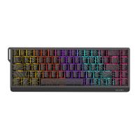 teclado mecanico para juegos ajazz nk68v2 diseno de 65 teclas retroiluminacion multicolor plug and play conexion por cable compatible con multiples sistemas windows e ios tamano compacto