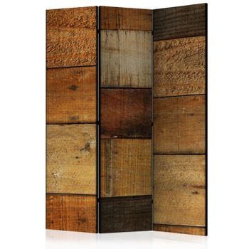 Biombo - Wooden Textures (135x172 Cm)