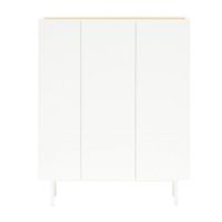 aparador blanco 3 puertas 95x120 cm