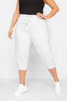yours joggers capri blancos mujer curvy y tallas grandes yours