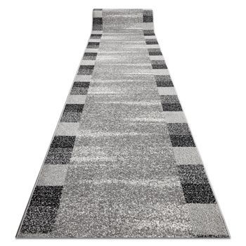 Alfombra De Pasillo Silver Etna Marco, Arena - Gris 70cm 70x290 Cm