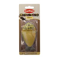 milkshake carded air freshener - vanilla