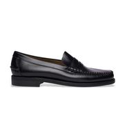 sebago para hombre 7000300 mocasines de piel clasicos negro 45 plano ninguno casual fiesta