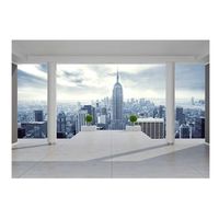 papel pintado 3d - ciudad fria 250x175 cm