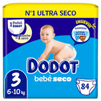dodot panales bebe seco t3 6-10 kg 84 uds