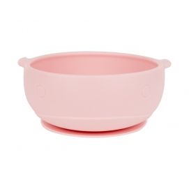 Cuenco de silicona Whale Rosa