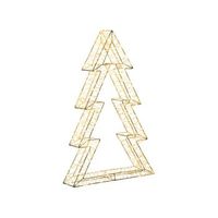 decoracion de navidad led para interior y exterior arbol de navidad iluminacion de metal plateado akeran