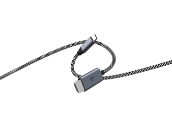 Adaptador USB-C a HDMI - ISY IHD-9000-1, Universal, 2m, 3840x2160, Gris