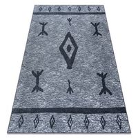 antika alfombra 119 tek azteca lavable - gris  80x150 cm