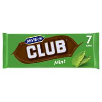mcvities club biscuits mint 7 pack
