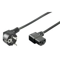 goobay cable de alimentacion para cpu acodado cee7c13 3m negro