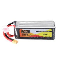bateria zop power 222v 5200mah 50c 6s lipo con conector xt60 para modelos de rc