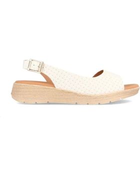 de MARILA SANDALIA DE PIEL PARA MUJER CON CUNA BAJA PARADISE BLANCO