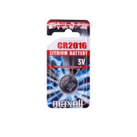 pilas cr2016 maxell cr2016-b1 gd 3v blister 1 unidad ecotasas incluidas
