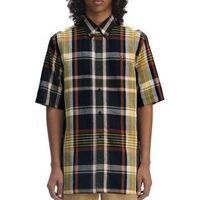 fred perry camisa manga corta madras check short sleeve s para hombre