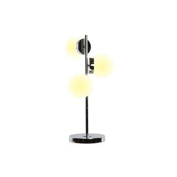 Lampara Sobremesa Cristal Metal 26x26x59 3 Bolas