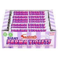 swizzels giant parma violets - 24 x 40g