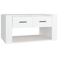 mesa de centro madera contrachapada blanca 80x50x40 cm vidaxl