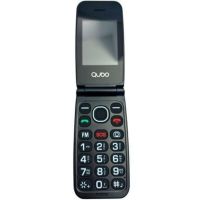 telefono movil qubo neonw-bk 4g para personas mayores negro dual sim boton sos