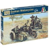 italeri 6121 - maqueta soldados alemanes en motocicleta wwii - escala 172