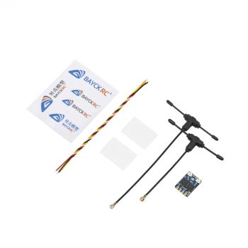 BAYCKRC RRD2 Receptor ELRS de 2,4 GHz con dos antenas de chip RF LR1121 para drone FPV RC