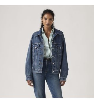 Levi's para mujer. A1743-0154 Chaqueta 90s Trucker azul (XS), Casual, Algodón, Denim