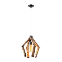 lampara de techo erebos-109-av madera negro madera 28x28x105 cm