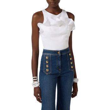 Elisabetta Franchi Blusa to05462e2-100 para mujer